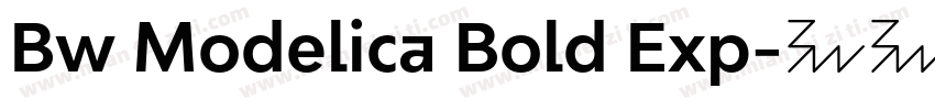 Bw Modelica Bold Exp字体转换